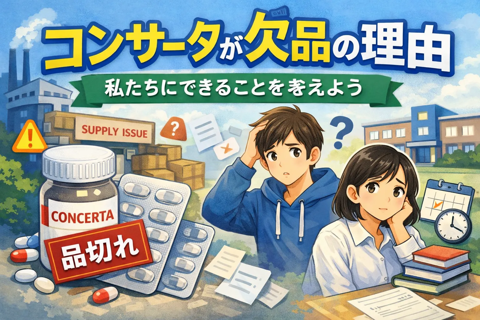 現代に必須のADHD治療薬「コンサータ」欠品という異常事態について考える